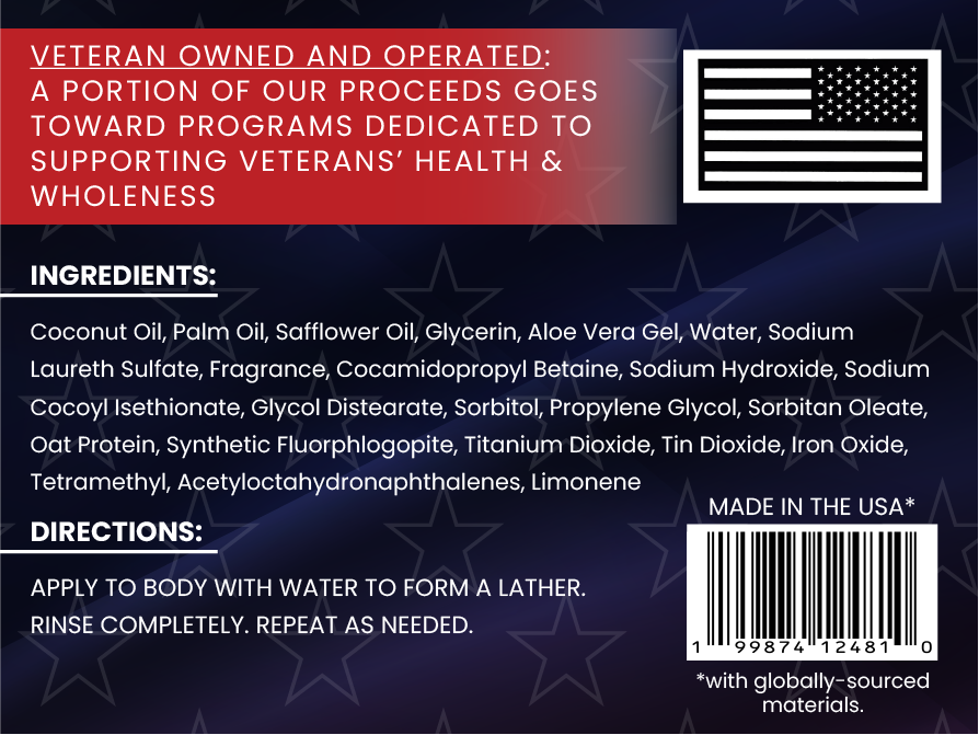 Smells Like Freedom Isn't Free | HYBRID CLEANSING BAR