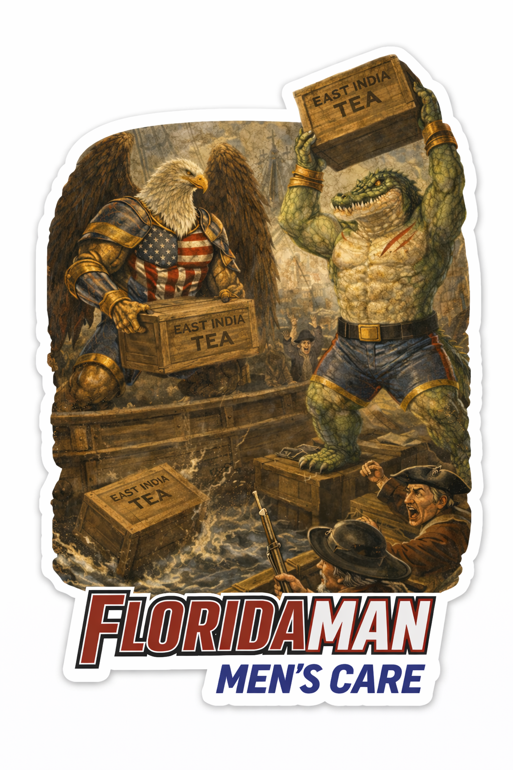 Boston Tea Party Sticker