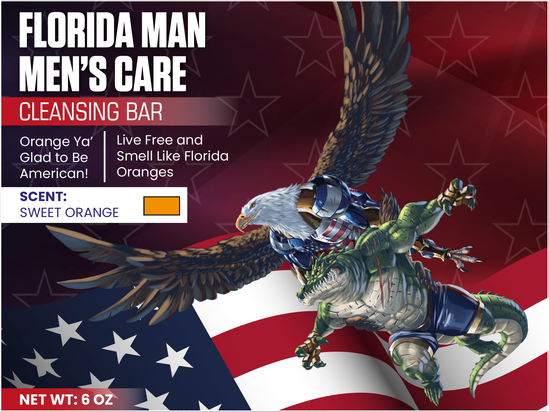 Orange Ya' Glad to Be American! | HYBRID CLEANSING BAR