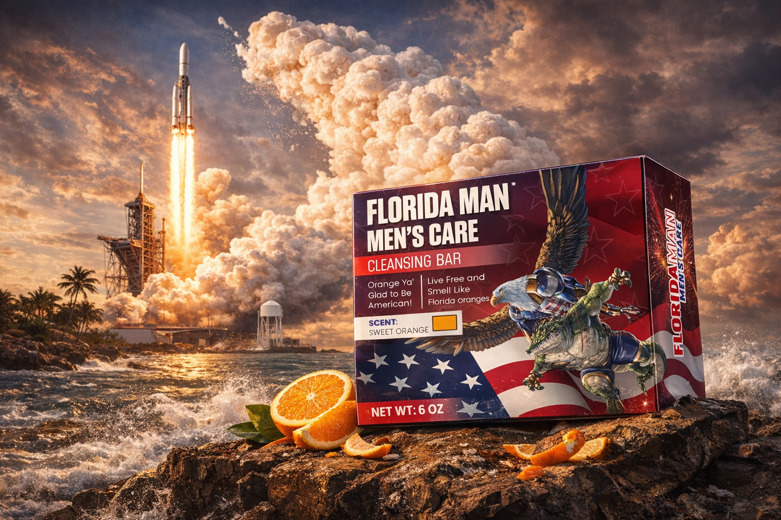 Orange Ya' Glad to Be American! | HYBRID CLEANSING BAR